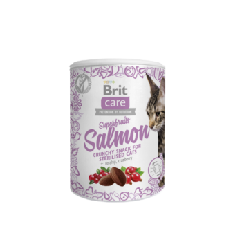 BRIT CARE SUPERFRUITS ΓΑΤΑΣ STERILISED SALMON 100gr